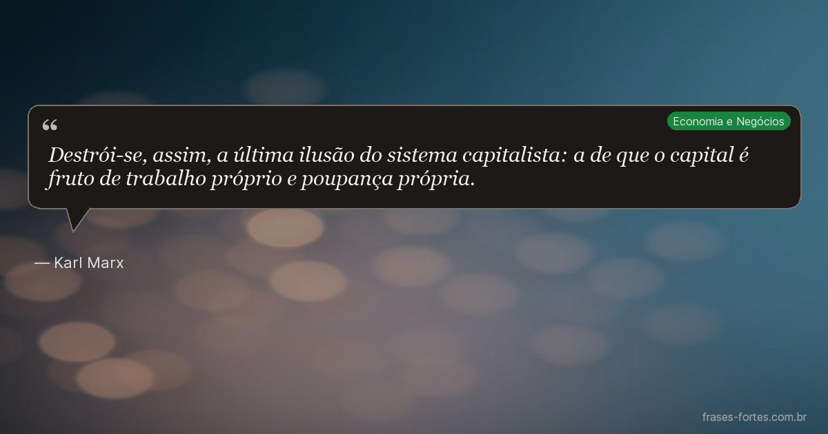Frase de Karl Marx