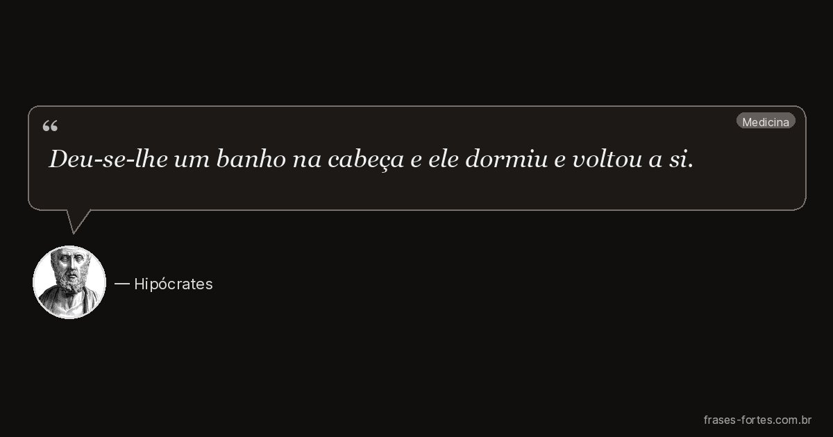 Frase de Hipócrates