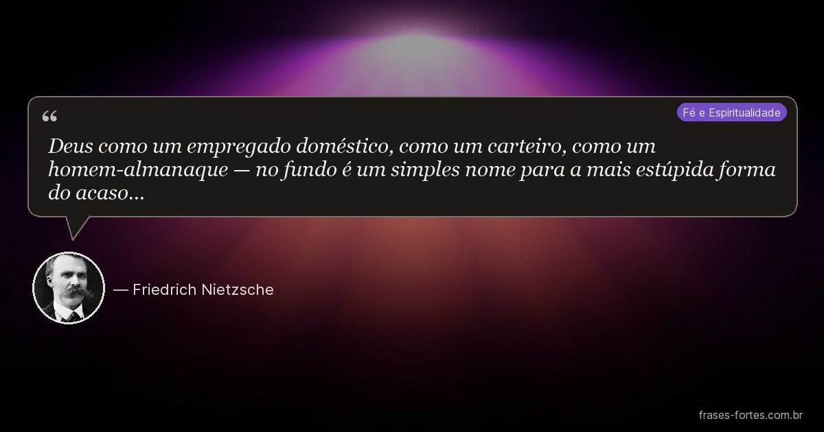 Frase de Friedrich Nietzsche