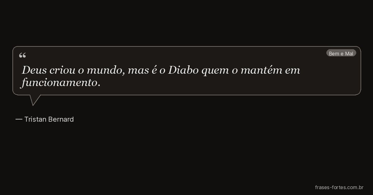 Frase de Tristan Bernard