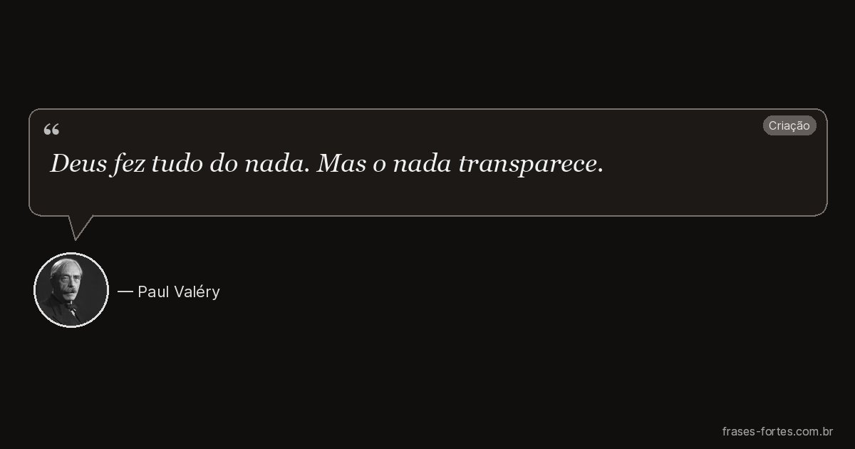 Frase de Paul Valéry