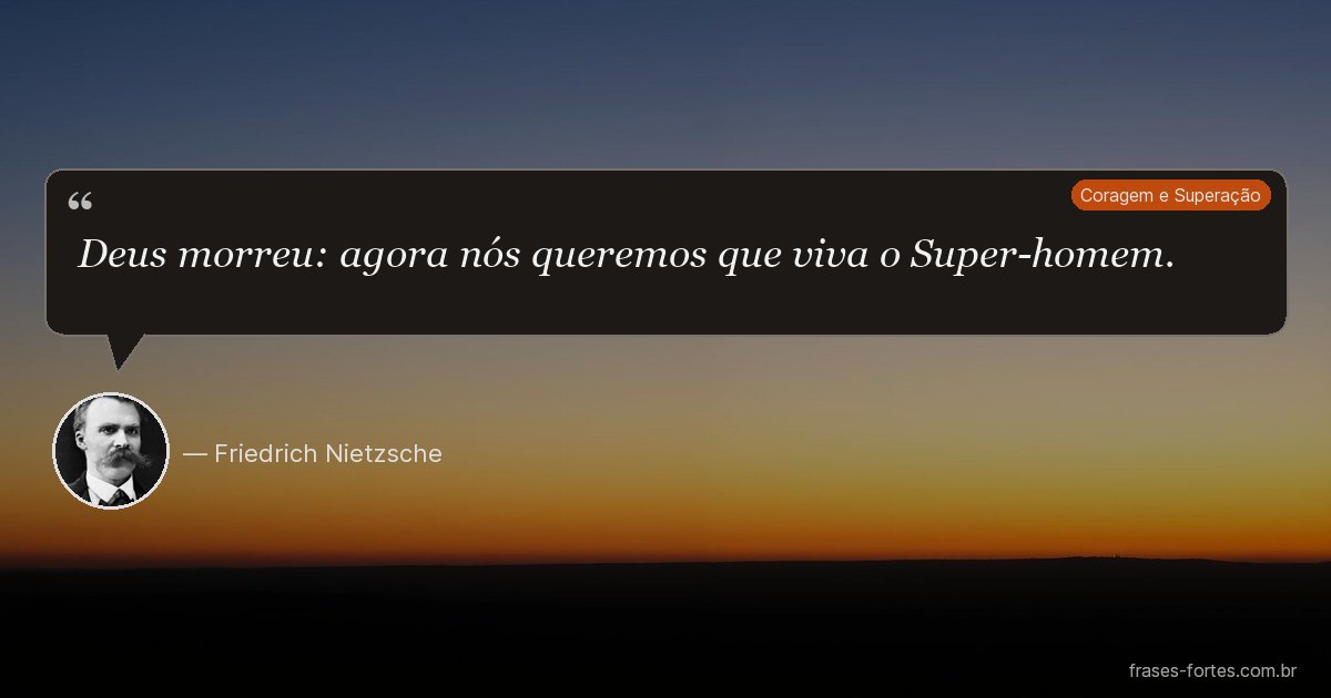 Frase de Friedrich Nietzsche
