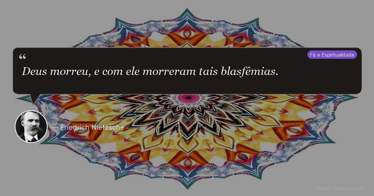 Frase de Friedrich Nietzsche