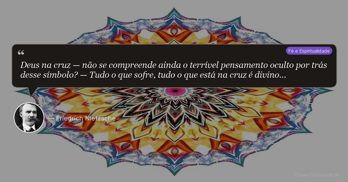 Frase de Friedrich Nietzsche