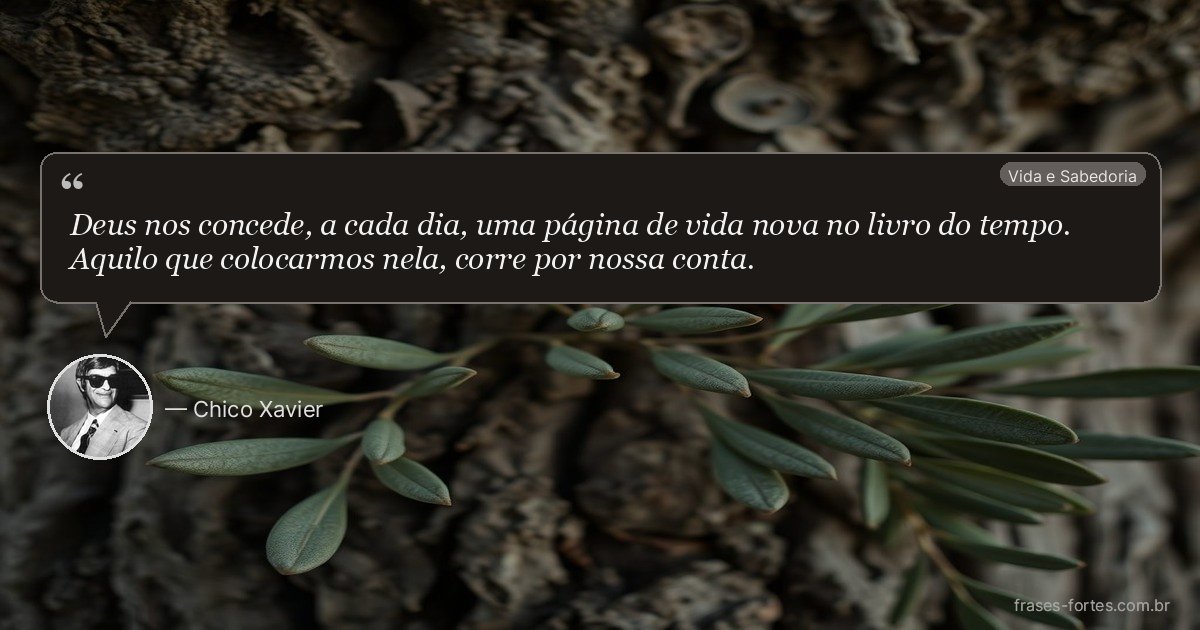 Frase de Chico Xavier