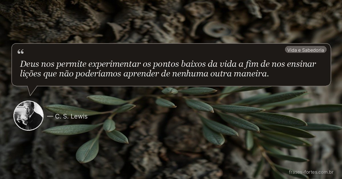 Frase de C. S. Lewis