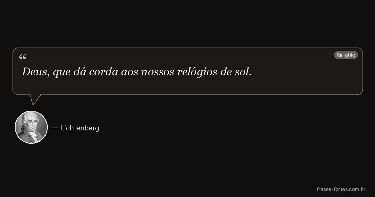 Frase de Lichtenberg