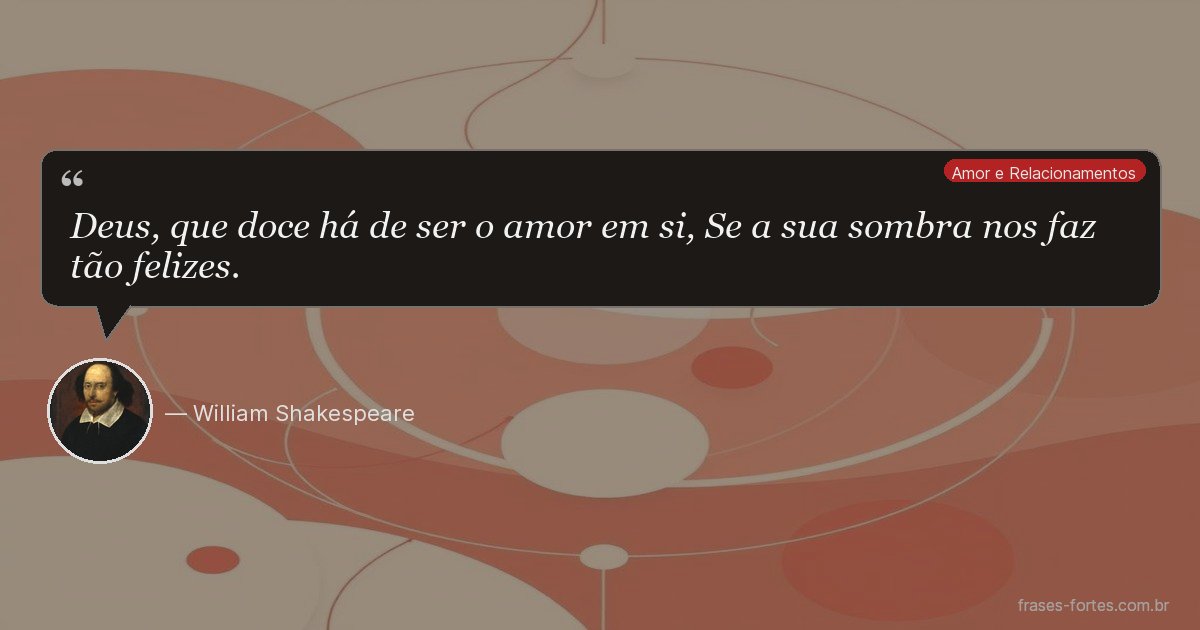 Frase de William Shakespeare