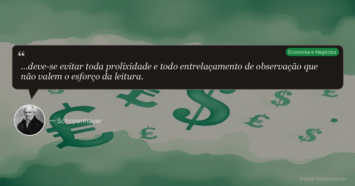 Frase de Schopenhauer