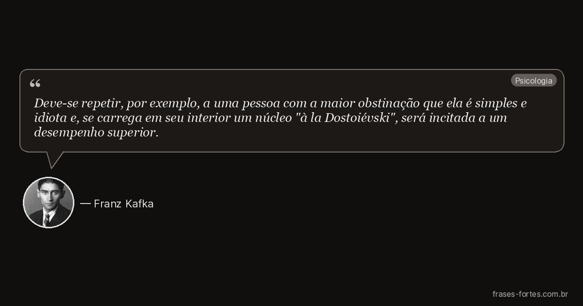Frase de Franz Kafka