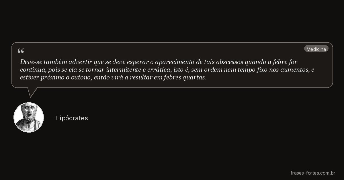 Frase de Hipócrates