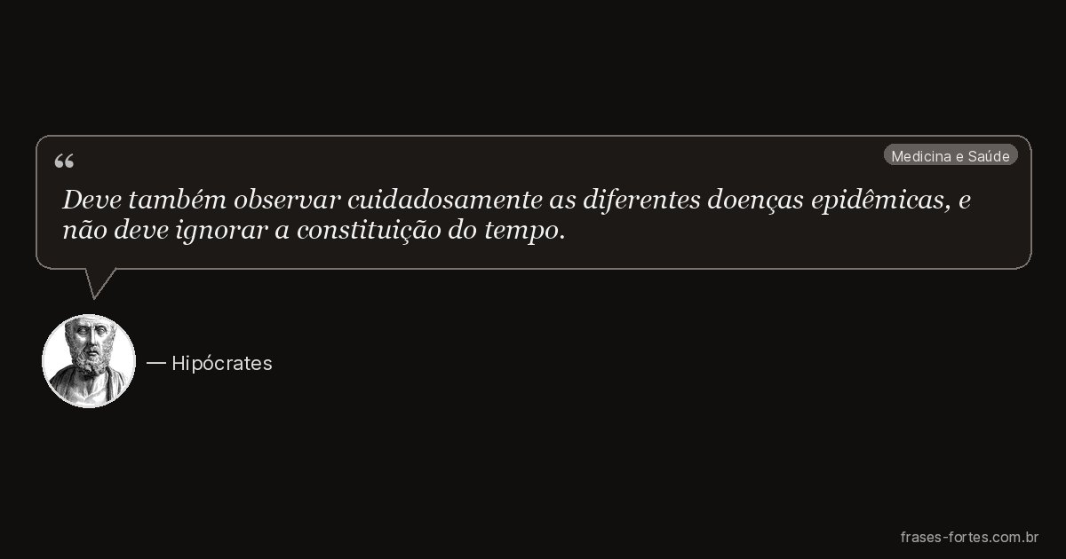 Frase de Hipócrates