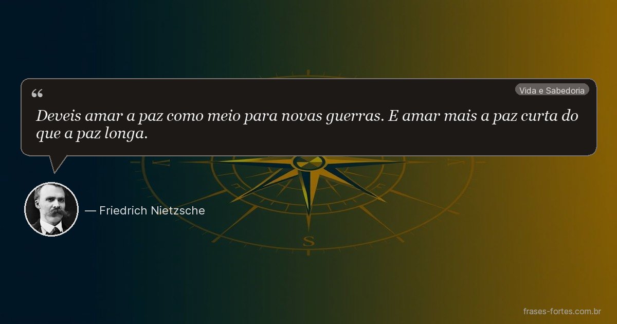Frase de Friedrich Nietzsche