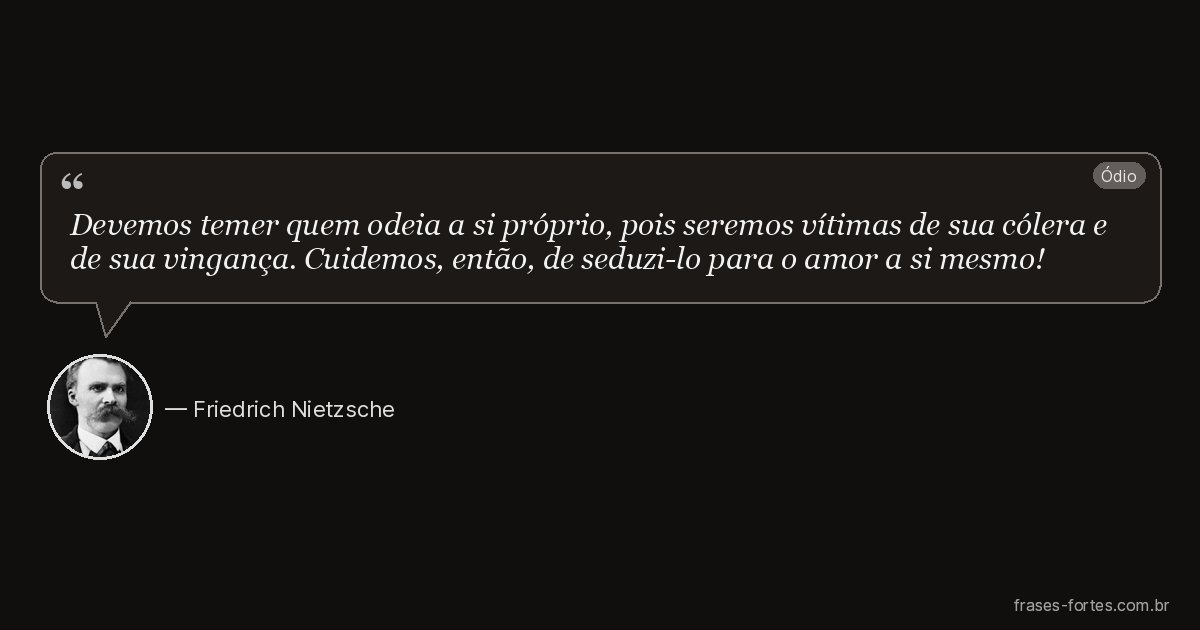 Frase de Friedrich Nietzsche