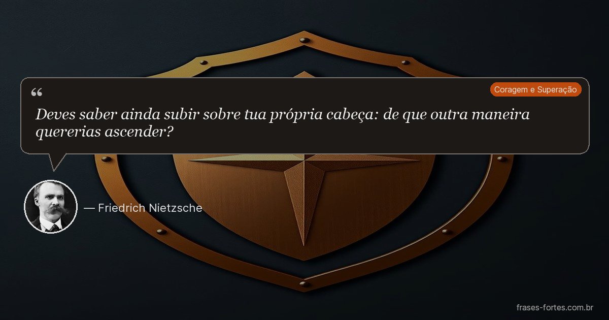 Frase de Friedrich Nietzsche