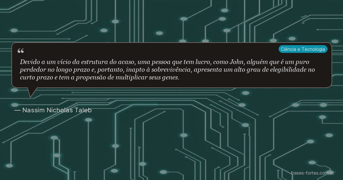 Frase de Nassim Nicholas Taleb