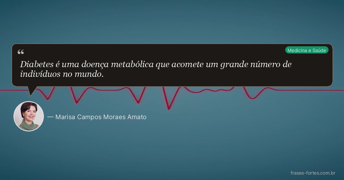 Frase de Marisa Campos Moraes Amato