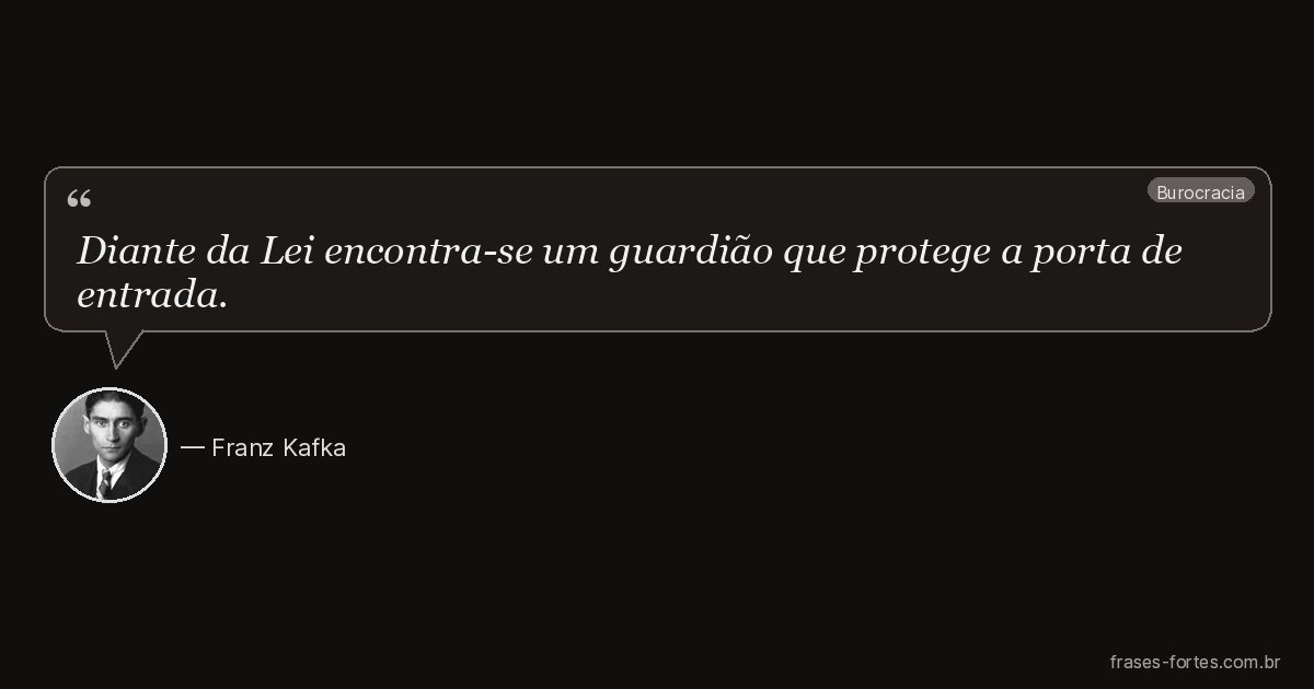 Frase de Franz Kafka