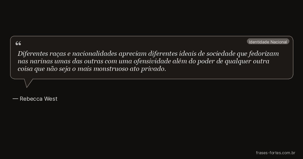 Frase de Rebecca West
