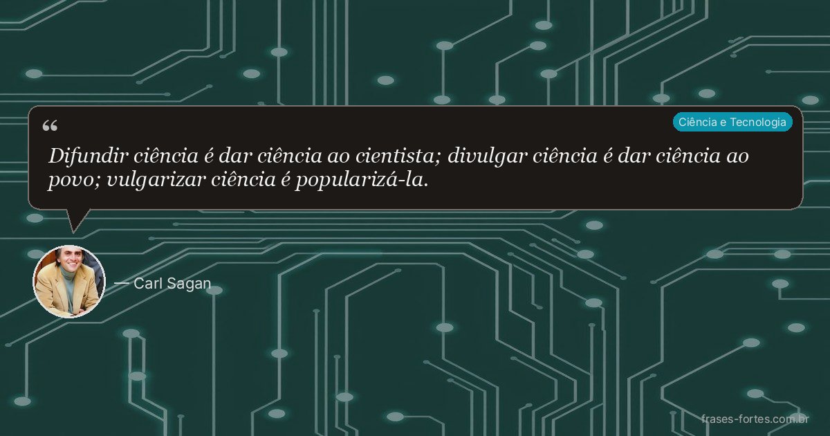 Frase de Carl Sagan