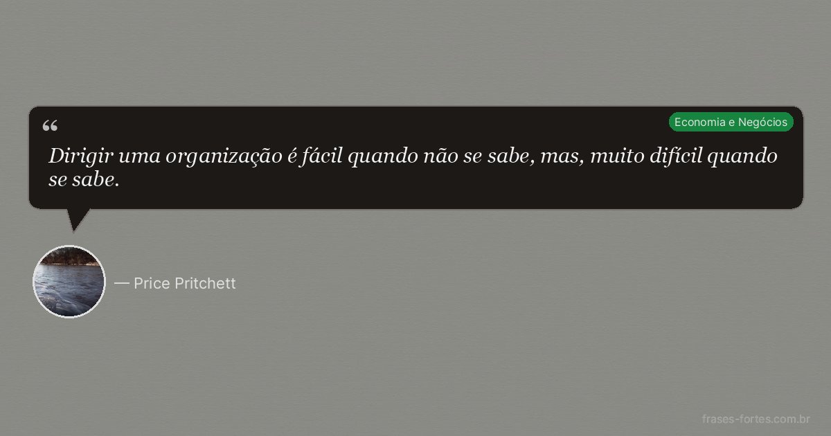 Frase de Price Pritchett