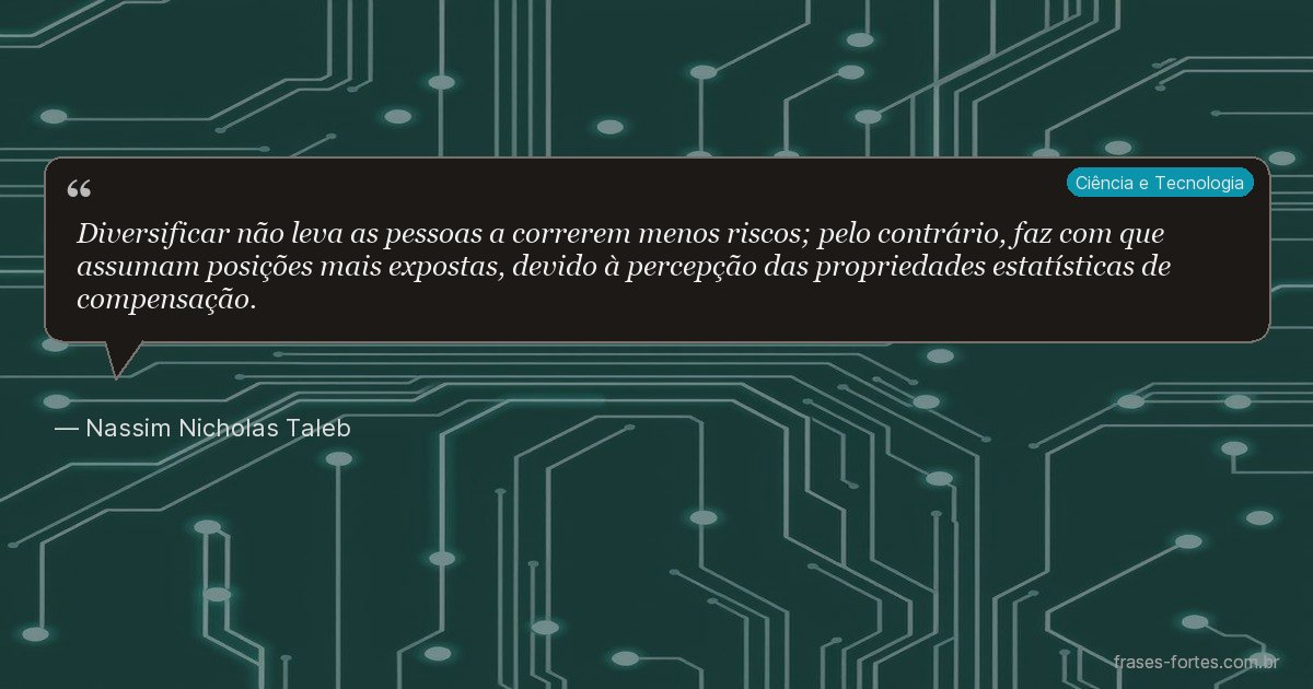 Frase de Nassim Nicholas Taleb