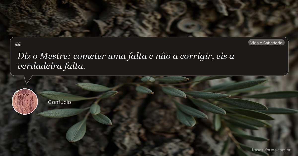 Frase de Confúcio