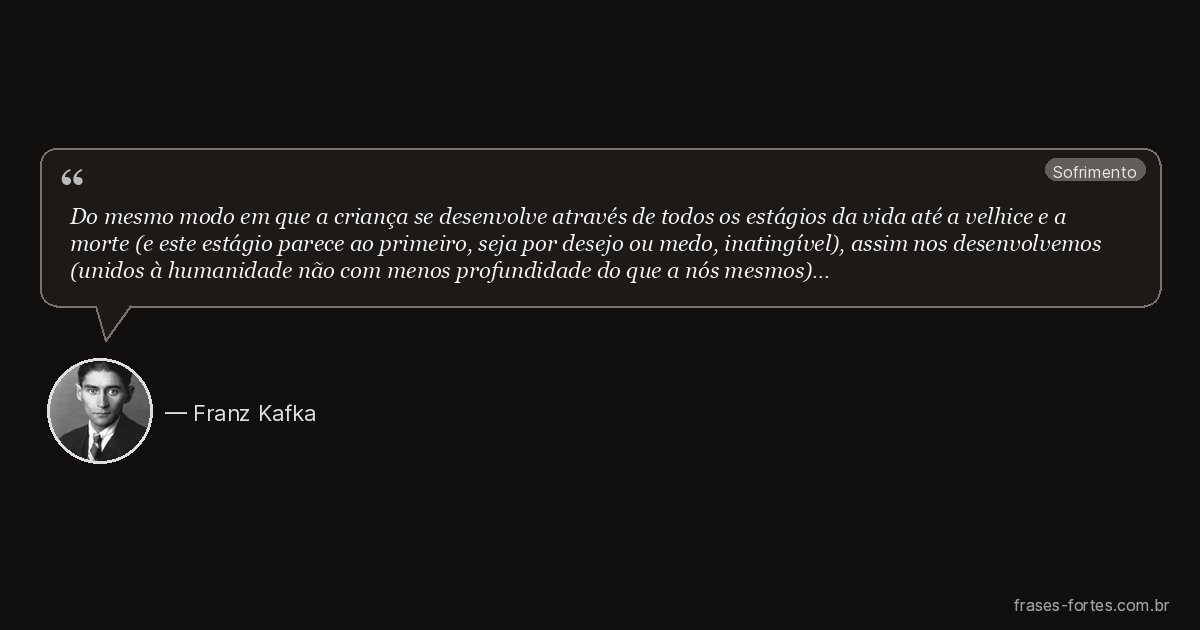 Frase de Franz Kafka