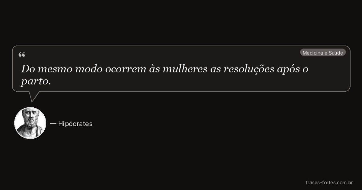Frase de Hipócrates