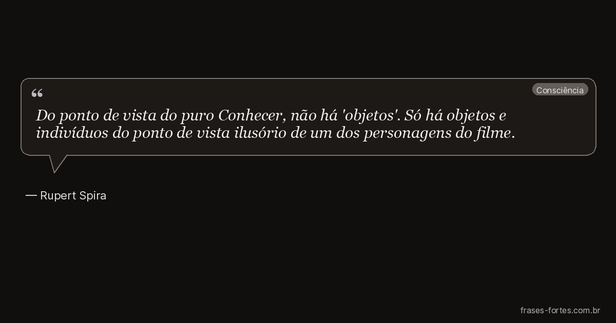 Frase de Rupert Spira