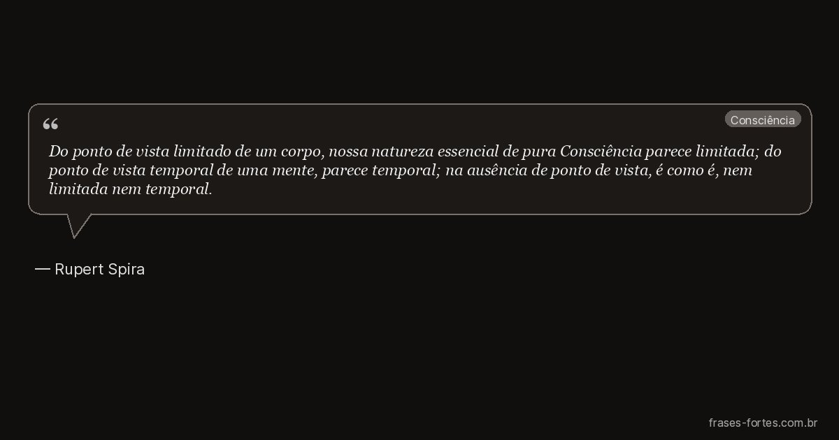 Frase de Rupert Spira