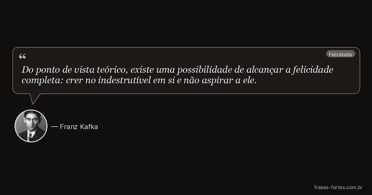 Frase de Franz Kafka