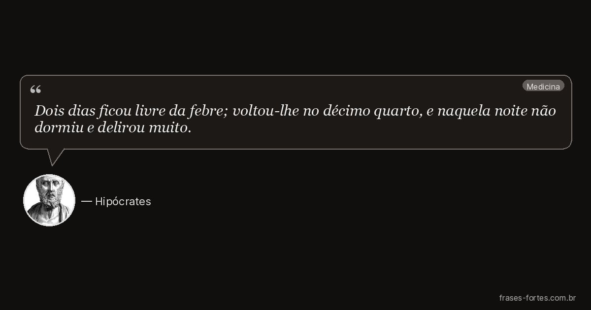 Frase de Hipócrates