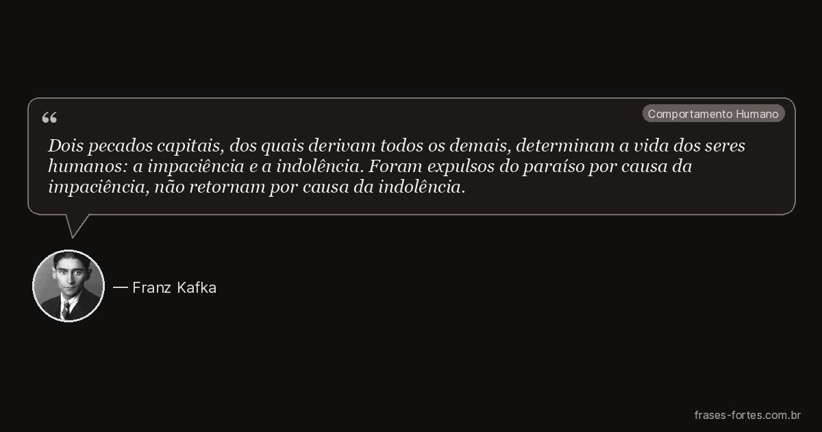 Frase de Franz Kafka
