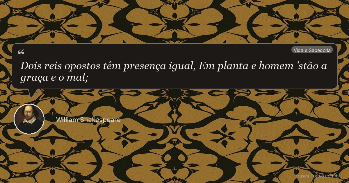 Frase de William Shakespeare