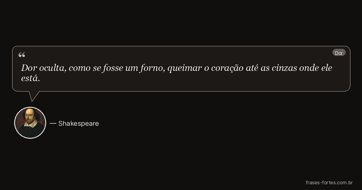 Frase de Shakespeare