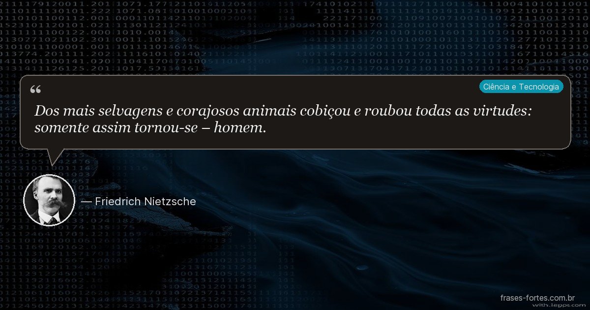 Frase de Friedrich Nietzsche