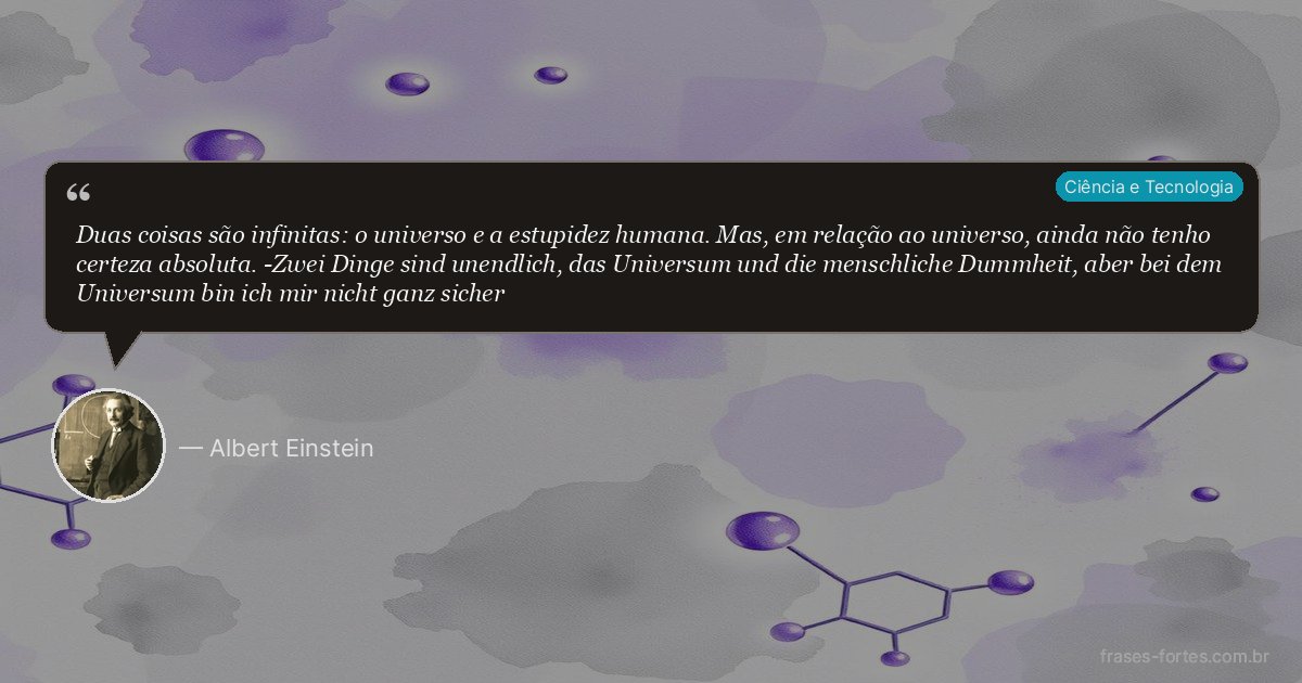 Frase de Albert Einstein