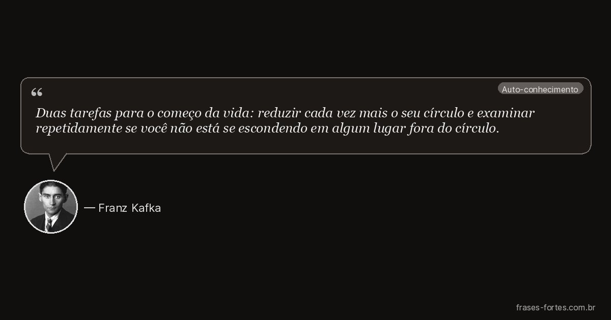 Frase de Franz Kafka