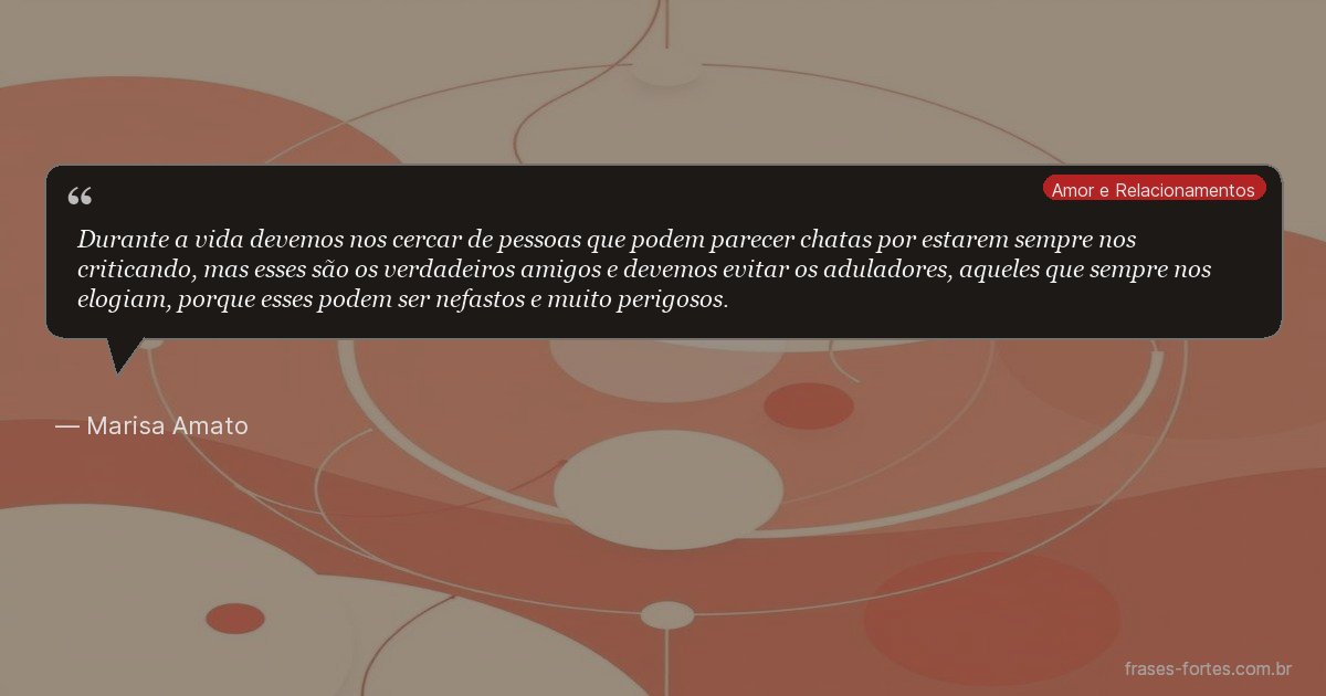 Frase de Marisa Amato