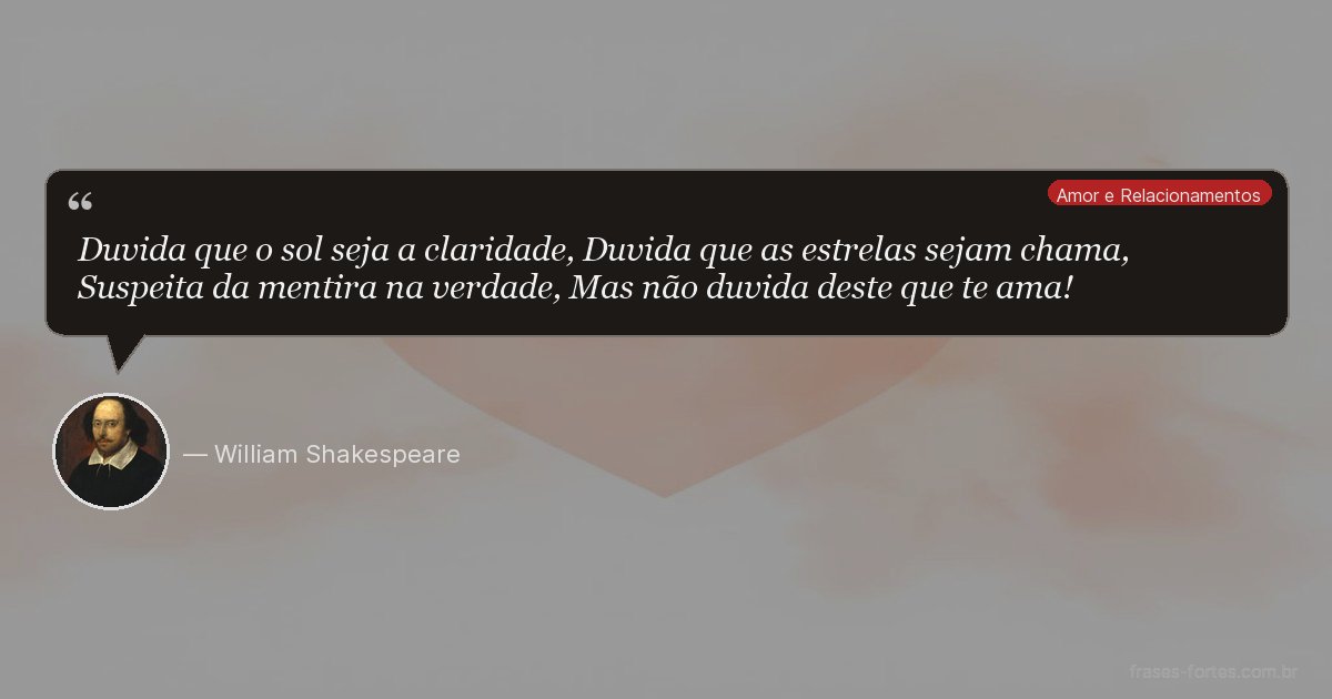 Frase de William Shakespeare