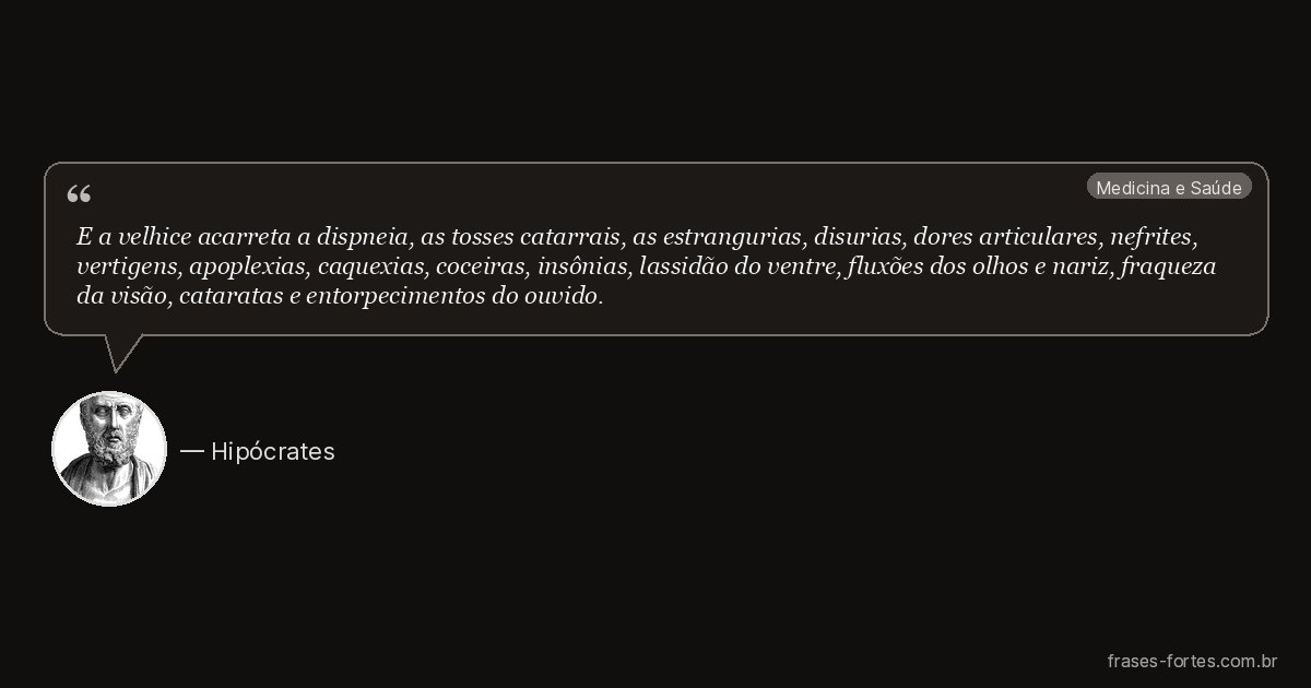 Frase de Hipócrates