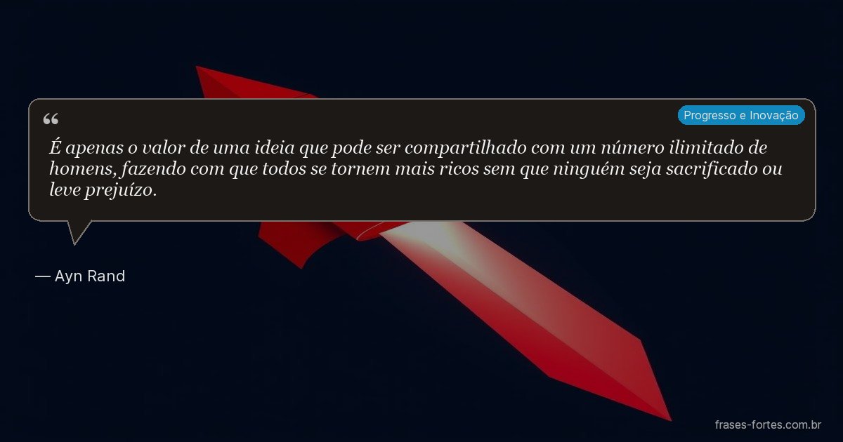 Frase de Ayn Rand