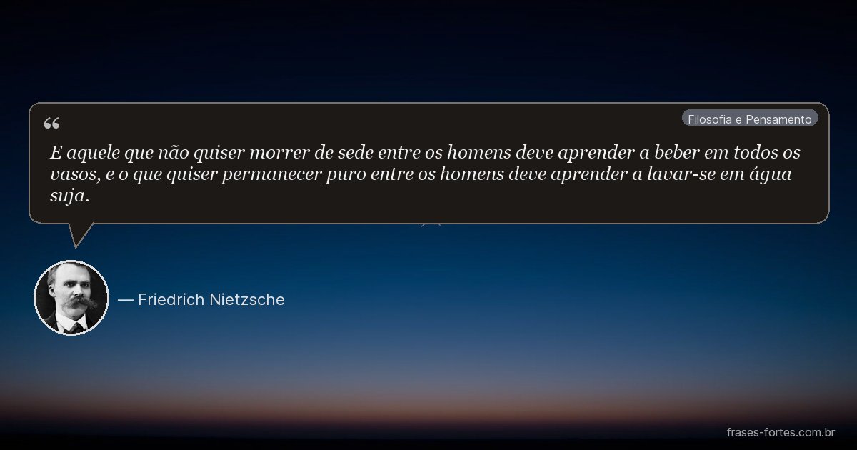 Frase de Friedrich Nietzsche