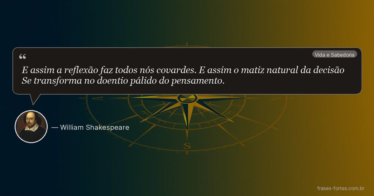 Frase de William Shakespeare