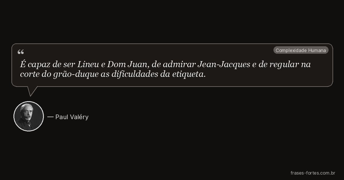 Frase de Paul Valéry