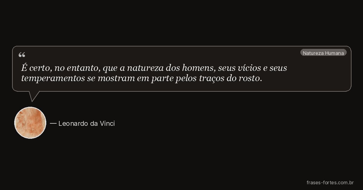 Frase de Leonardo da Vinci