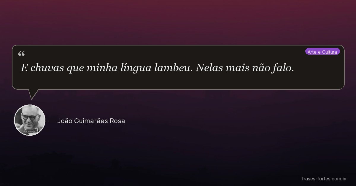 Frase de João Guimarães Rosa