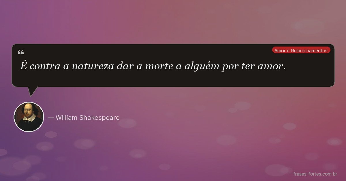 Frase de William Shakespeare