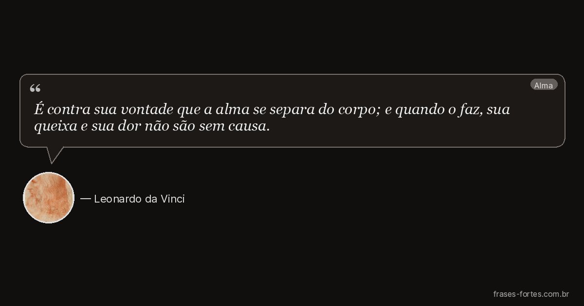 Frase de Leonardo da Vinci